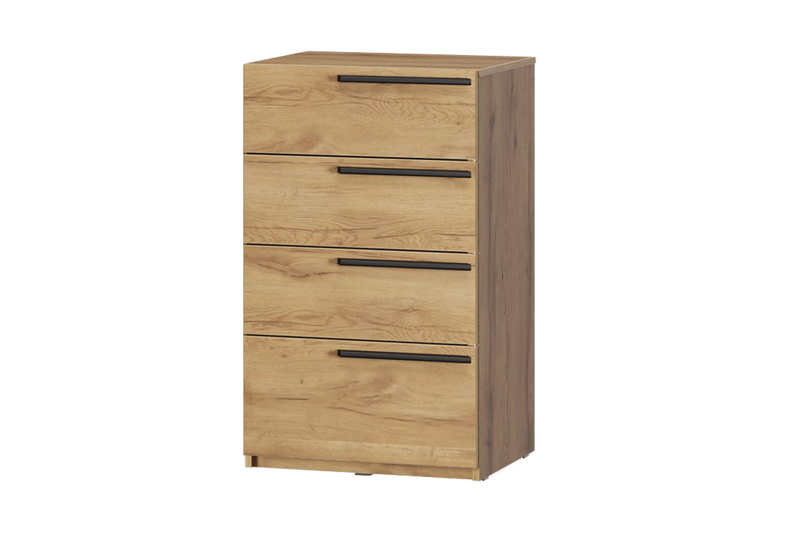Фото 1 - Комод Kredens furniture Venus (0007) з 4 шухлядами 55 см, дуб аппалачі
