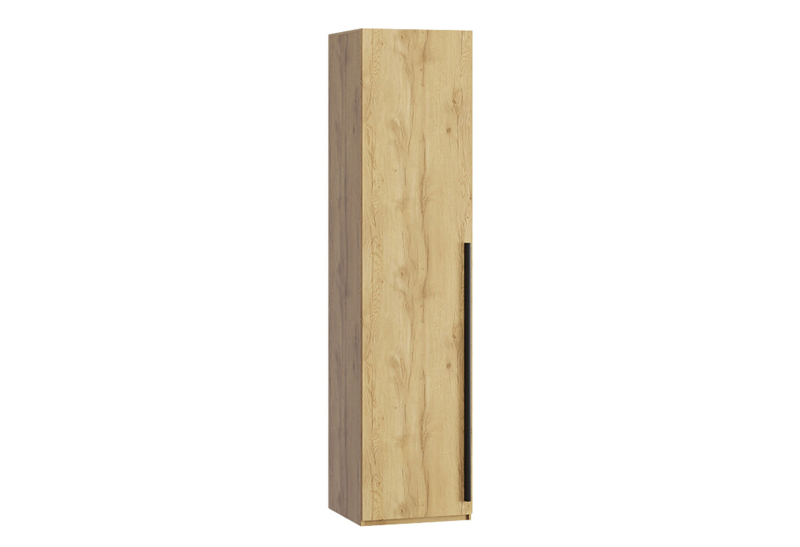 Фото 3 - Шафа-пенал закритий Kredens furniture Venus (0011) (штанга) 50 см, дуб аппалачі