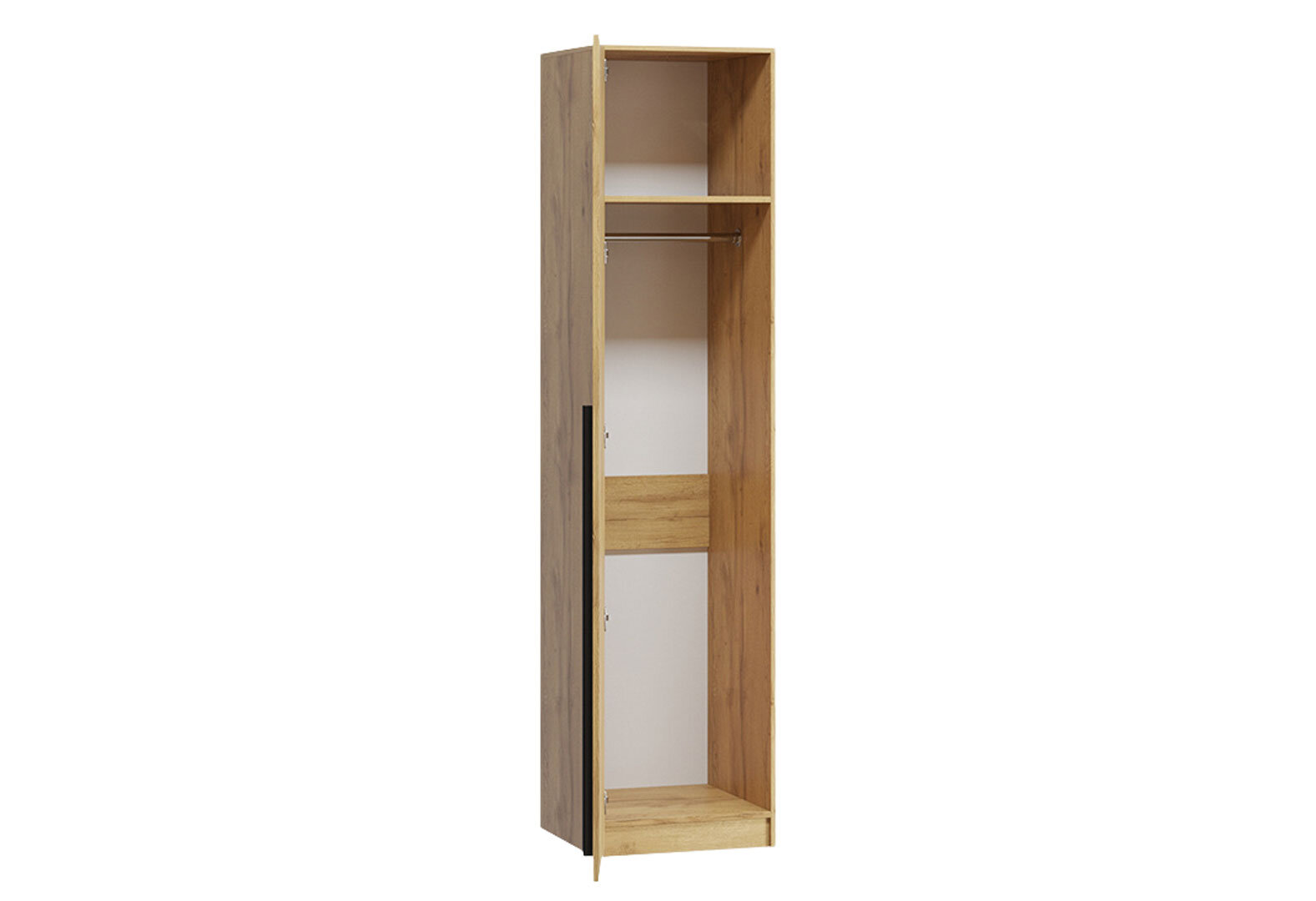 Фото 4 - Шафа-пенал закритий Kredens furniture Venus (0011) (штанга) 50 см, дуб аппалачі