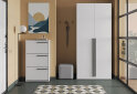 Image 2 - Шафа Kredens furniture Venus (0015) 2-дверна зі штангою і полицями 100 см, біла