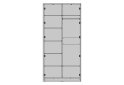 Image 3 - Шафа Kredens furniture Venus (0017) 2-дверна зі штангою і полицями 100 см, дуб аппалачі