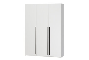 Image Шафа Kredens furniture Venus (0020) 3-дверна зі штангою і полицями 150 см, біла