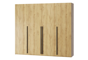 Фото Шкаф Креденс Фениче Venus (0027) 4-дверный со штангами и полками 200 см, дуб аппалачи
