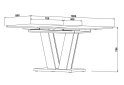 Изображение 14 - Стол обеденный Intarsio Торино / Torino 140x80 см раскладной Белая аляска / Индастриал