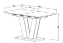 Изображение 13 - Стол обеденный Intarsio Торино / Torino 140x80 см раскладной Белая аляска / Индастриал