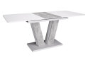 Изображение 5 - Стол обеденный Intarsio Торино / Torino 140x80 см раскладной Белая аляска / Индастриал