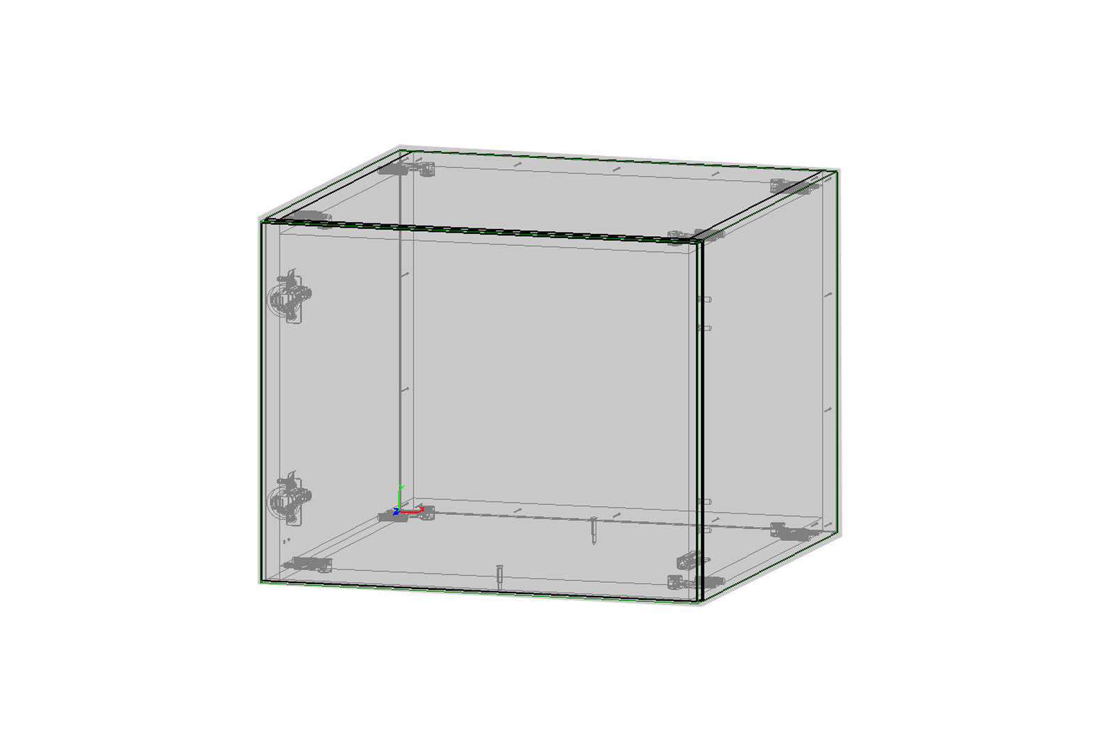 Фото 2 - Антресоль Kredens furniture Venus / Винус (0030) 1-дверная 50 см, белый