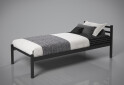 Фото 2 - Кровать Tenero Лидс Мини металлическая с вкладом металл + ДВП 90х200