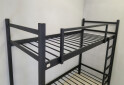 Фото 3 - Кровать двухъярусная Tenero Лидс металлическая с вкладом металл + ДВП 90х200