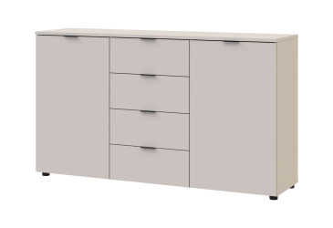 Фото Комод Doros Рон 5 2-дверный с 4 ящиками 140 см Кашемир