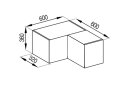 Image 1 - Корпус А 60х60 угол прямой (320) Svit Mebliv