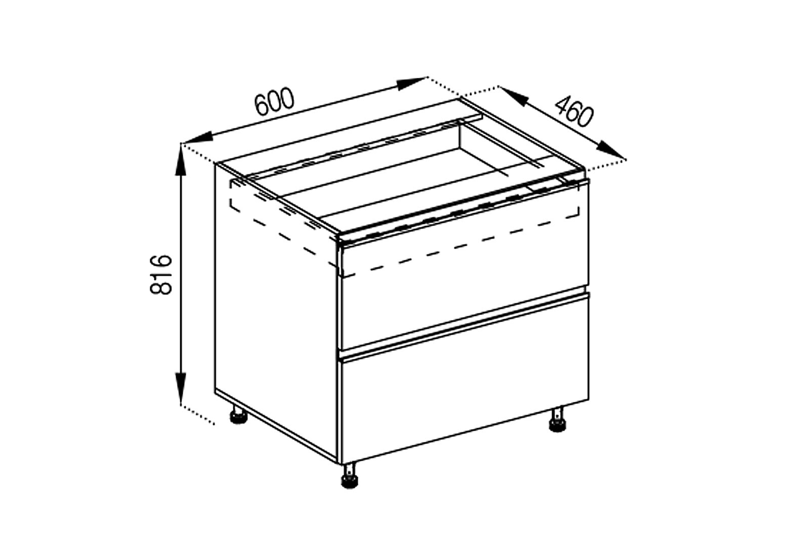 Фото 1 - Н 60 Ш (+ ВШ) LUX Софи Svit Mebliv