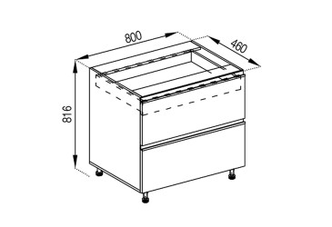 Фото Н 80 Ш (+ВШ) LUX Софи Svit Mebliv