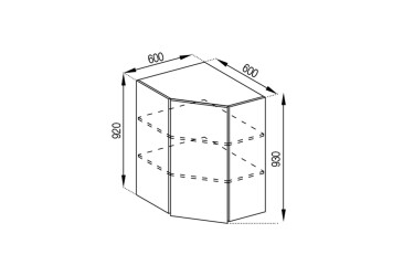 Фото В 60x60 (h-920) Софи Svit Mebliv