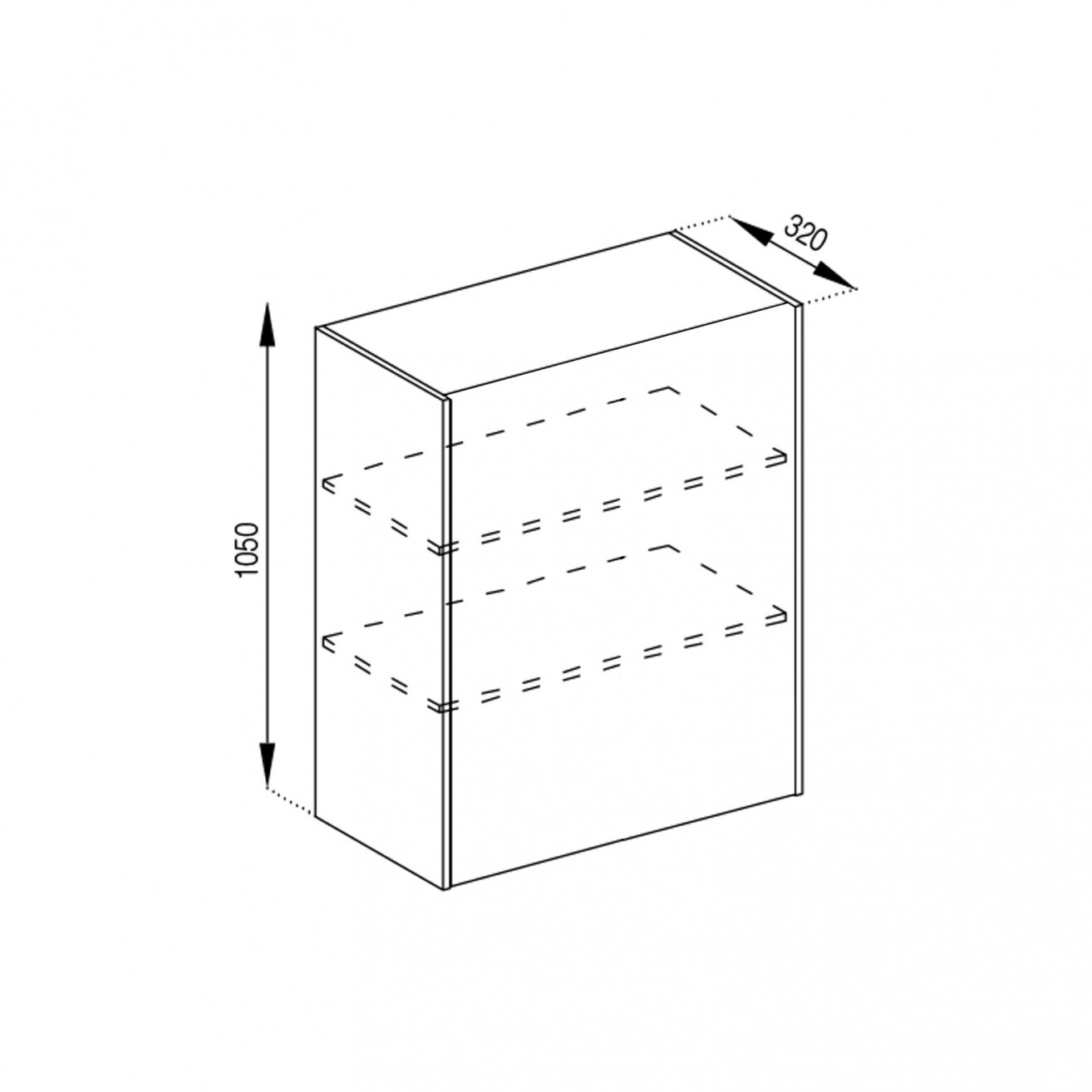 Фото 1 - Корпус В 60 2Д Графити Svit Mebliv