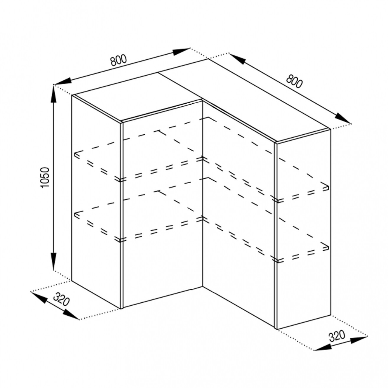 Фото 1 - Корпус В 80х80 Графіті Світ Меблів