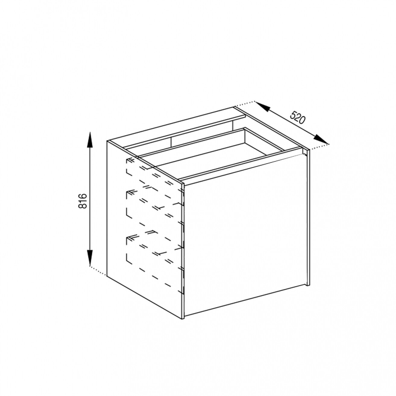 Фото 1 - Корпус Н 30 Ш Графити Svit Mebliv