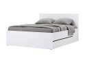 Изображение 106258 - Кровать-подиум MiroMark Тибо (без вклада) 160х200 см с ящиками и мягким изголовьем, супер мат белый
