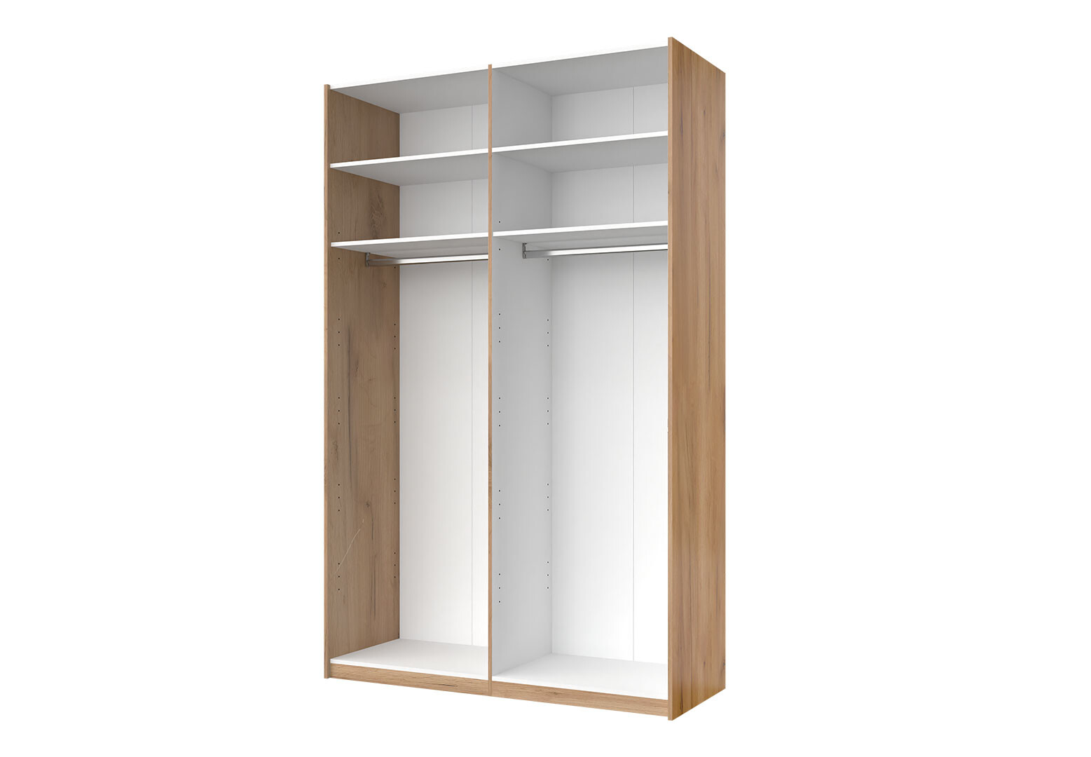 Фото 4 - Шкаф-купе МироМарк Асти с зеркалом 2-дверный 150х240 см Глянец Белый серия Н