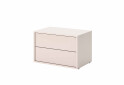 Фото 1 - Тумба приліжкова MiroMark Бруно з 2 шухлядами 60 см, кашемір