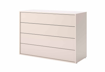 Image Комод MiroMark Бруно з 4 шухлядами 110 см, кашемір
