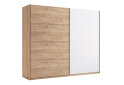 Image 3 - Шафа-купе MiroMark Асті 2-дверна 250х210 см фасади Дуб крафт/Глянець Білий серія Н