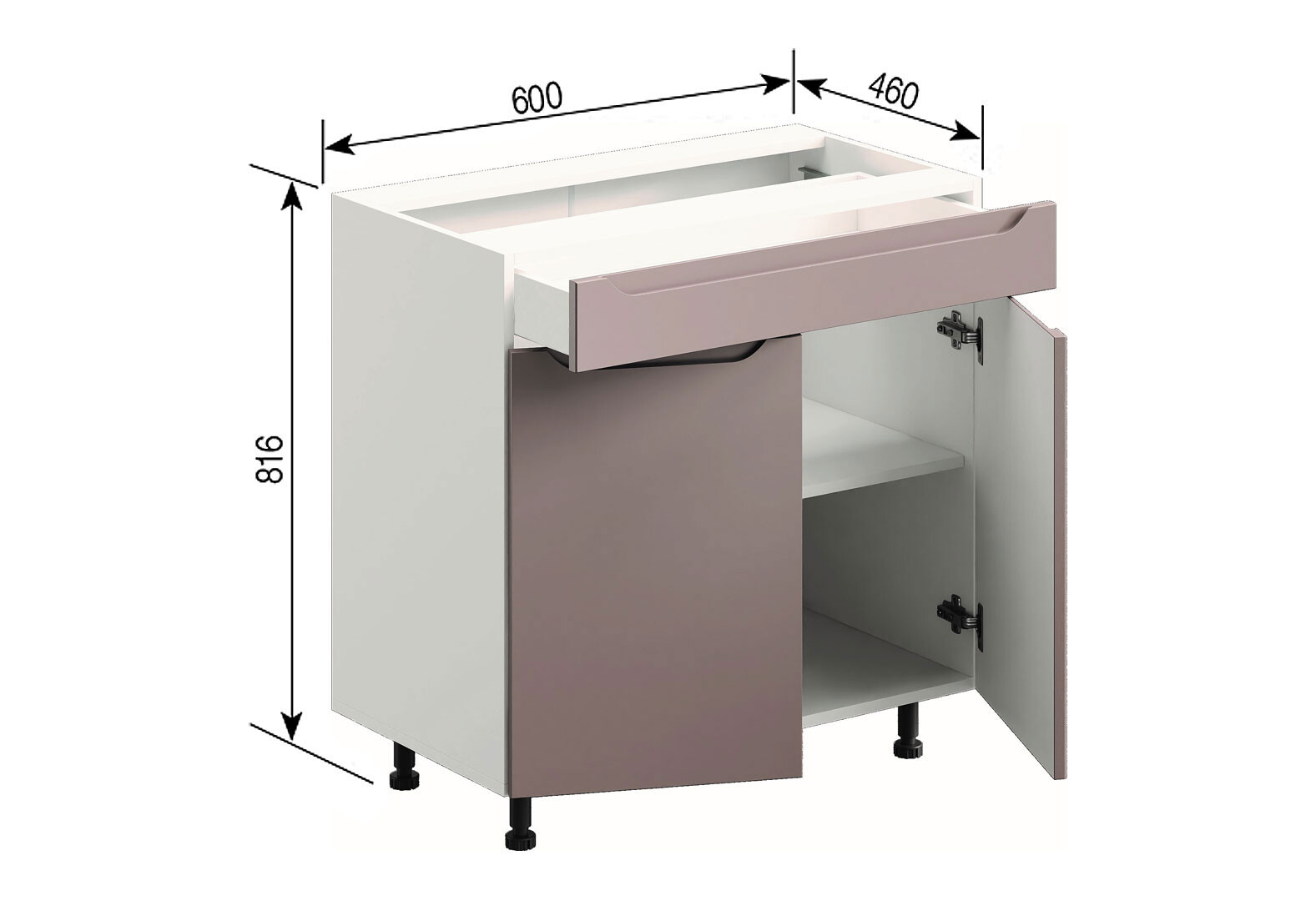 Фото 1 - Н 60 ДШ Favorit Заріна Світ Меблів