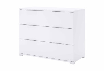 Image Комод MiroMark Бартон з 3 шухлядами 100 см, супер мат білий
