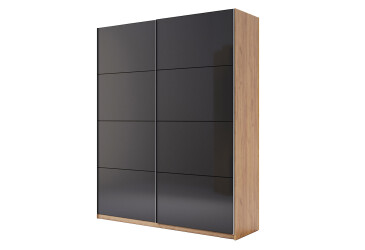 Фото Шкаф-купе МироМарк Луна 2-дверный 150х210 см фасады Лава, серия Н