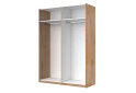 Фото 2 - Шкаф-купе МироМарк Луна 2-дверный с зеркалом 150х210 см фасады Лава, серия Н