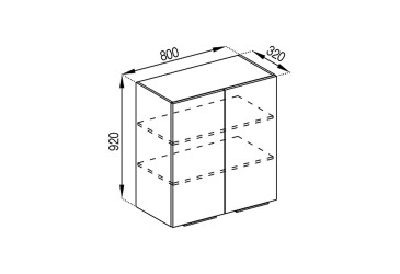 Фото В 80 (h-920) Аліса Світ Меблів