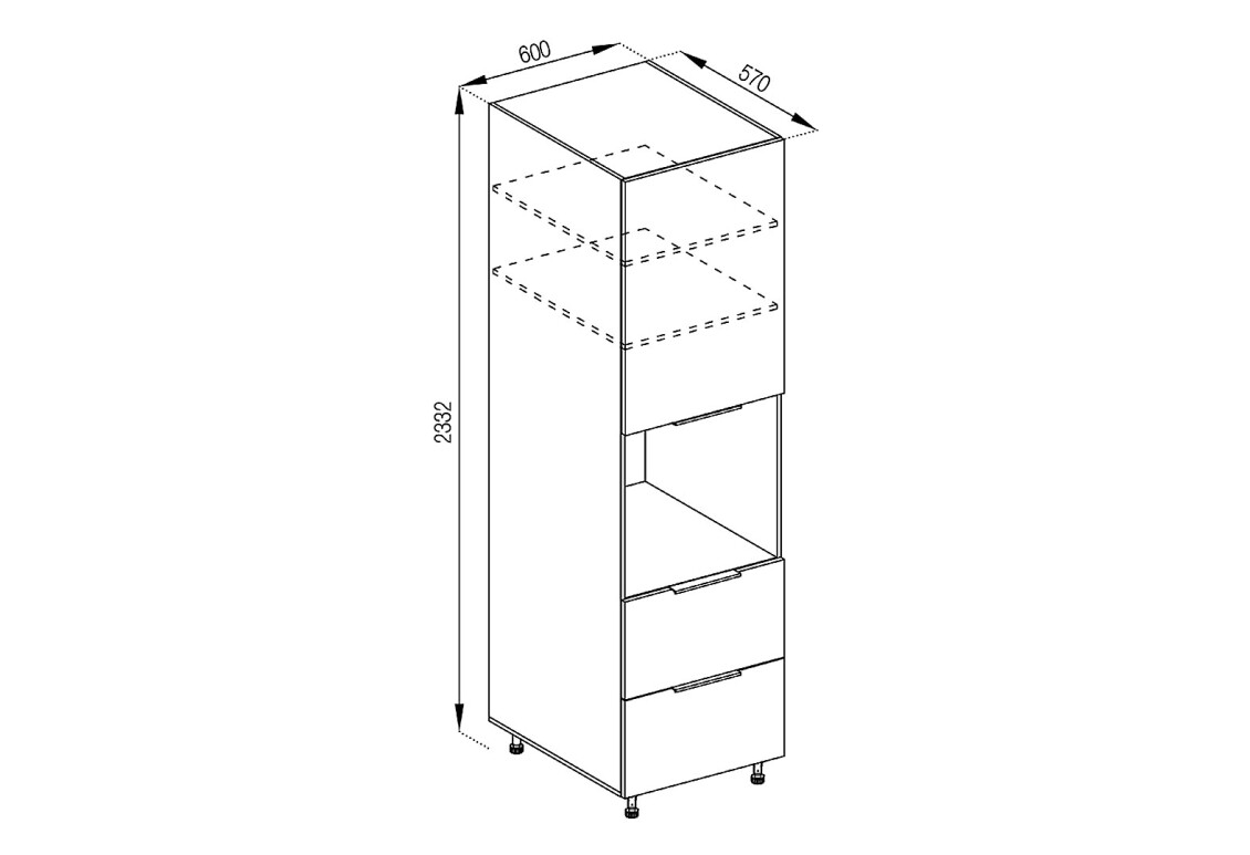 Фото П 60 ДШ LUX (h-920) Алиса Svit Mebliv