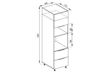 Фото П 60 ДШ п/микровол. (h-920) LUX Алиса Svit Mebliv