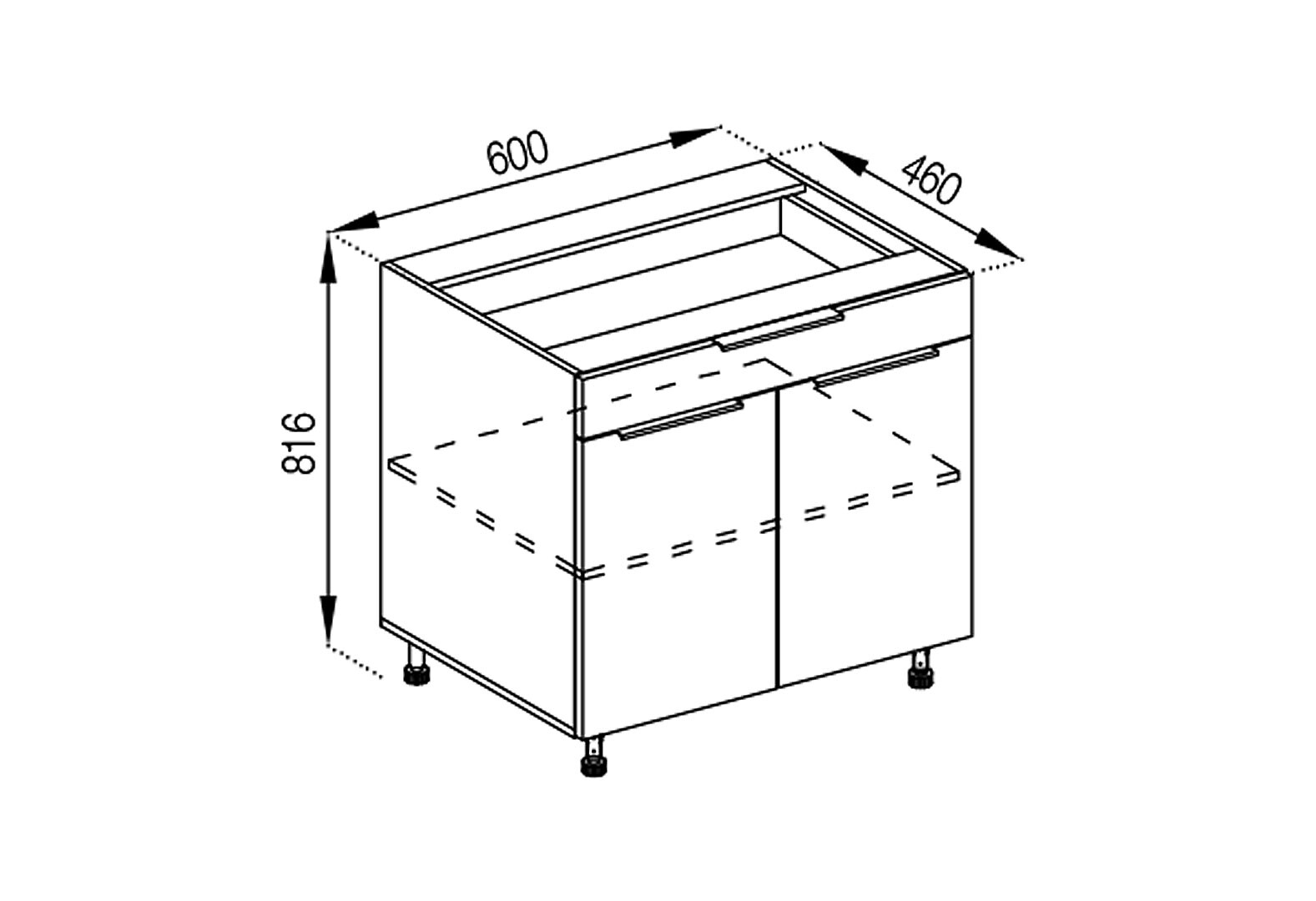 Фото 1 - Н 60 ДШ Аліса Світ Меблів