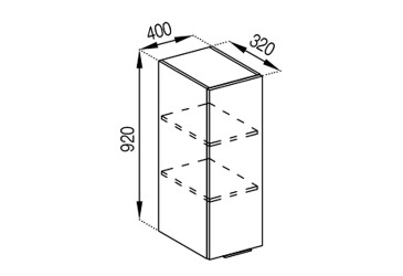 Фото В 40 (h-920) Алиса Лак Svit Mebliv