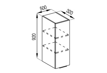 Фото В 50 (h-920) Алиса Лак Svit Mebliv