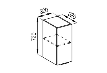 Фото В 30 Алиса Лак Svit Mebliv