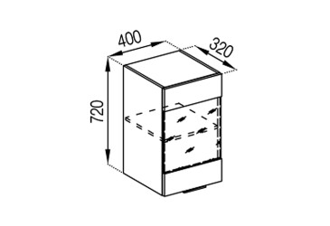 Фото В 40 Ск Алиса Лак Svit Mebliv
