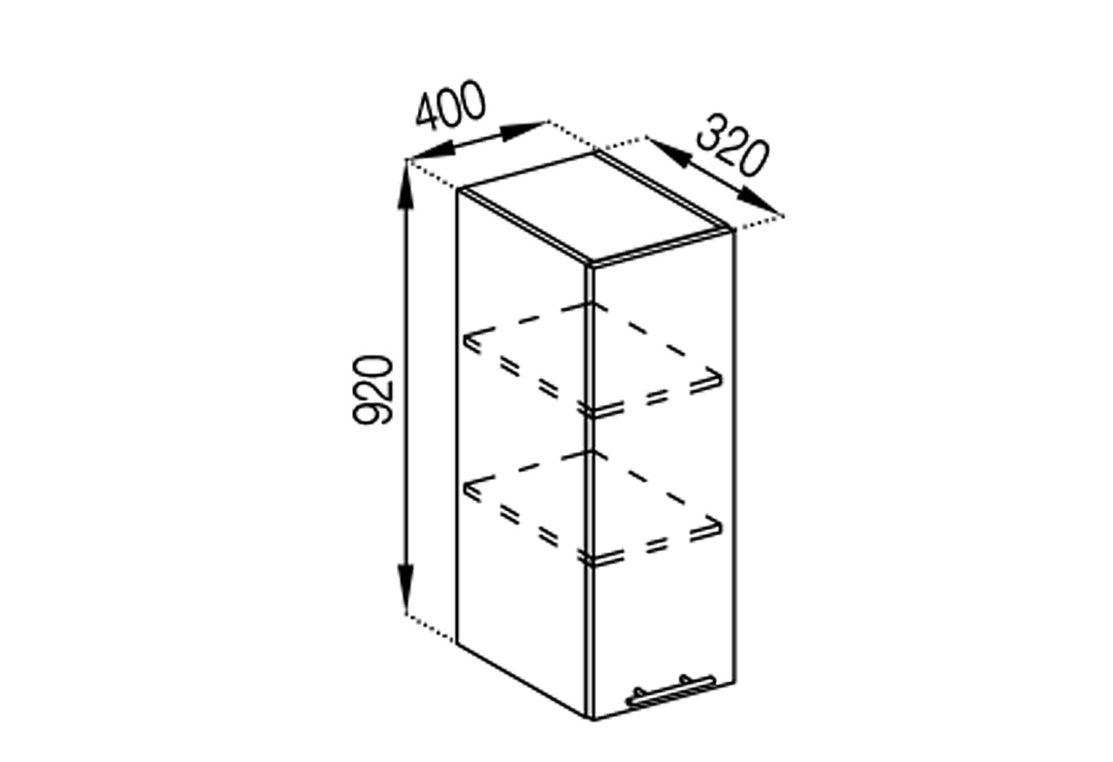 Фото 1 - В 40 (h-920) Адель Svit Mebliv