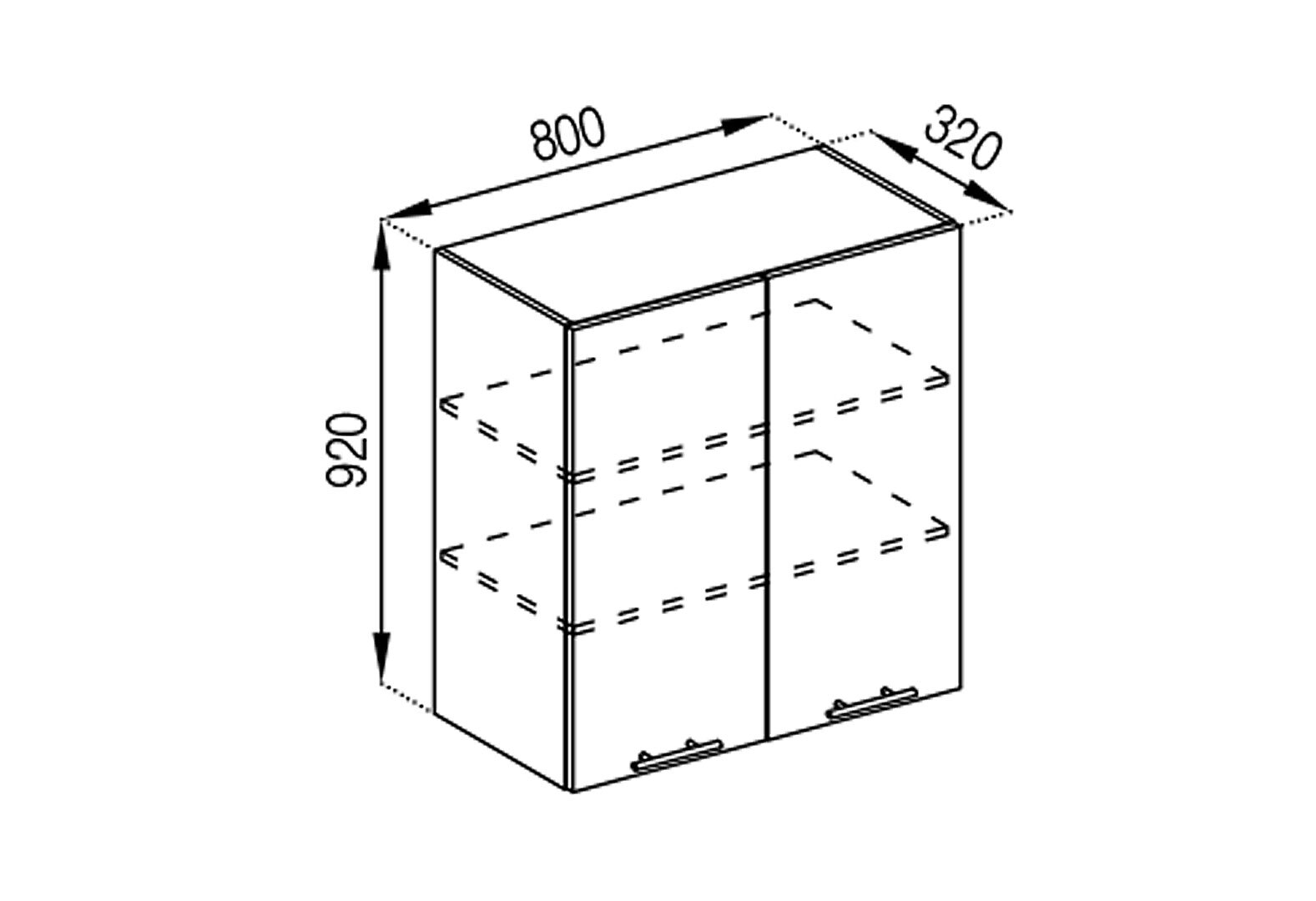 Фото 1 - В 80 (h-920) Адель Svit Mebliv