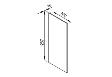 Фото П панель внутренняя (h-720) до ст-це 28 мм Адель Svit Mebliv