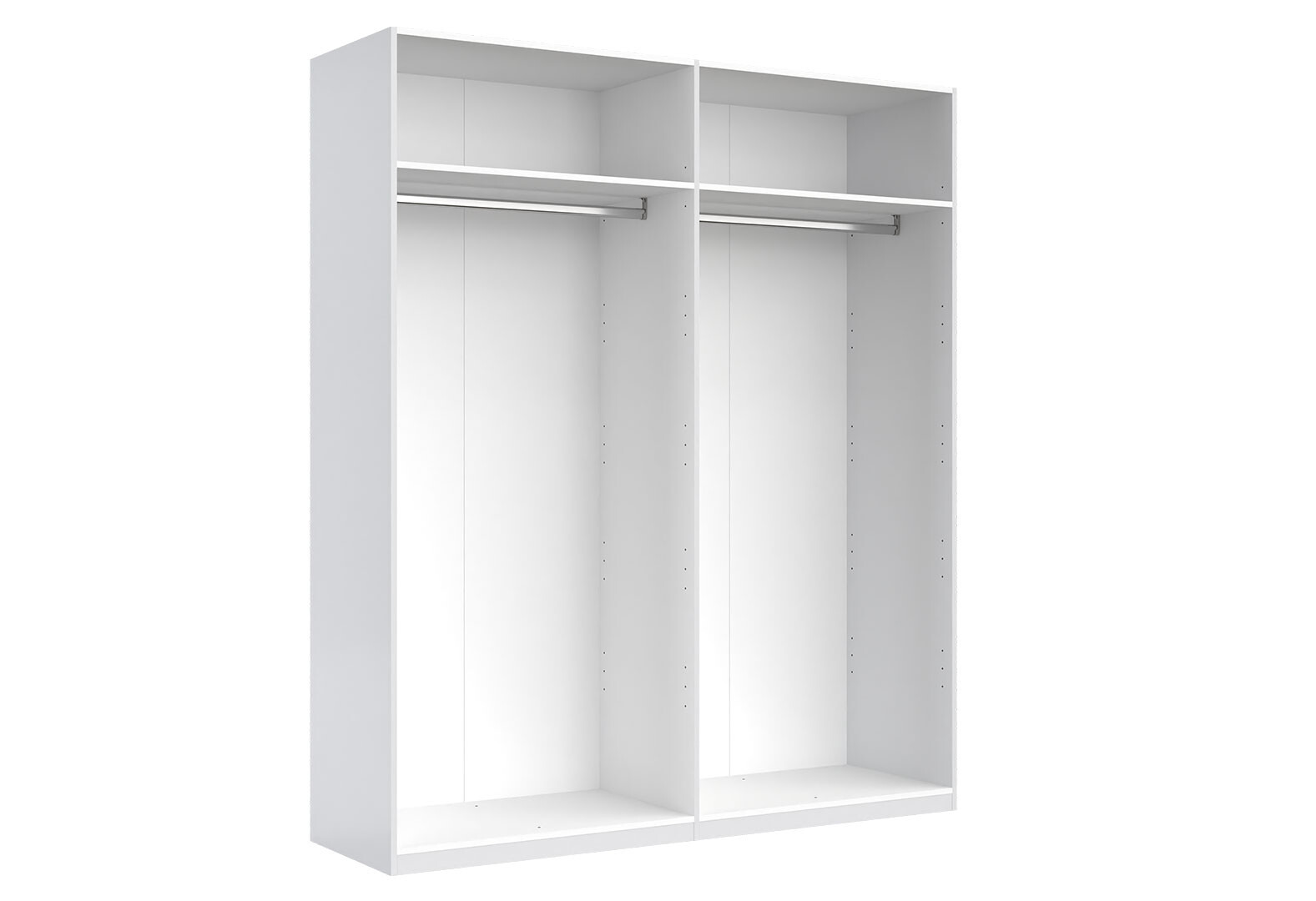 Фото 3 - Шафа MiroMark Фемілі 4-дверна з дзеркалами 179 см Біла, серія Н