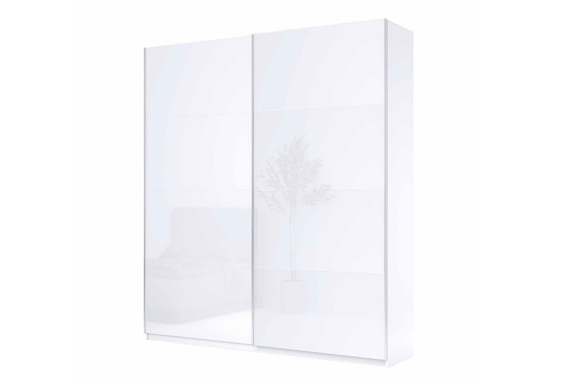 Фото Шкаф-купе МироМарк Фемили 2-дверный 150х240 см Белая, серия Н