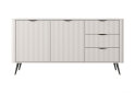 Изображение 4 - Комод Perfect Home Ланте / Lante 2-дверный с 3 ящиками 163 см, бежевый, черные ножки