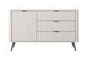 Изображение 4 - Комод Perfect Home Ланте / Lante 1-дверный с 3 ящиками 138 см, бежевый, черные ножки