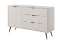 Изображение 1 - Комод Perfect Home Ланте / Lante 1-дверный с 3 ящиками 138 см, бежевый, черные ножки