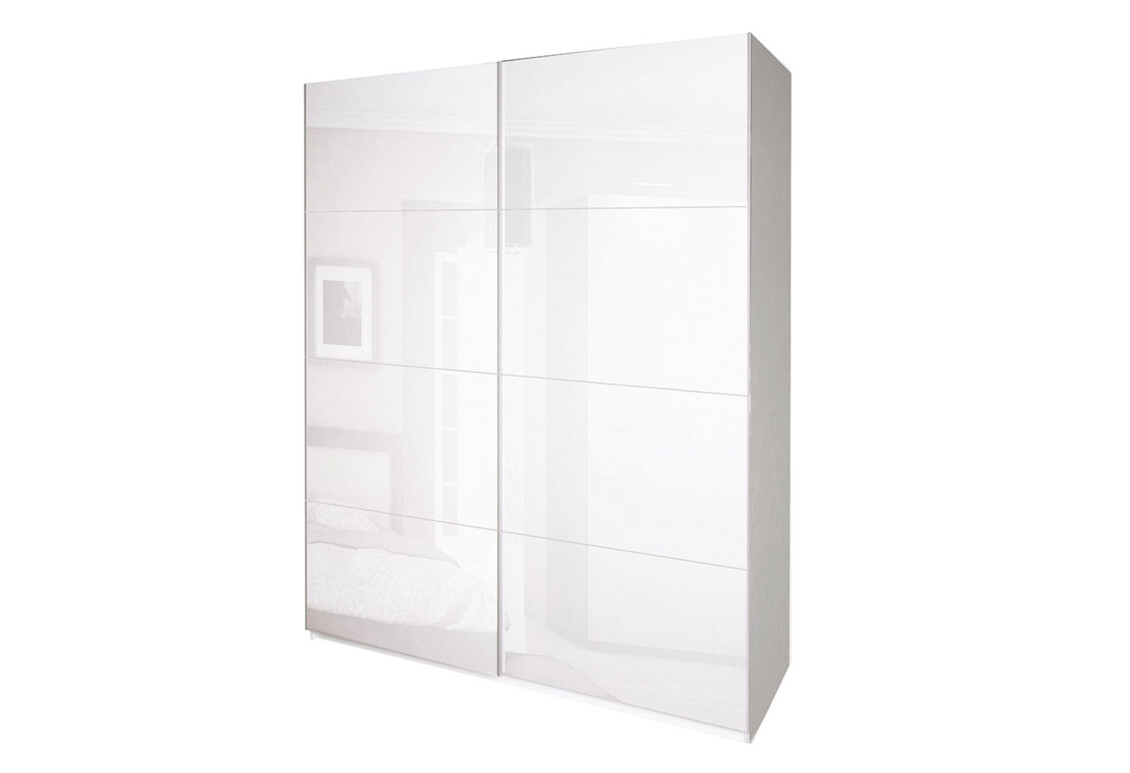Фото Шкаф-купе МироМарк Фемили 2-дверный 200х210 см Белый, серия Н