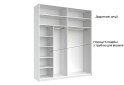 Фото 16 - Шафа-купе MiroMark Фемілі 2-дверна 200х240 см Біла, серія Н
