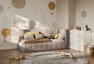 Фото Ліжко м'яке MiroMark Келлі 90х200 см підйомне