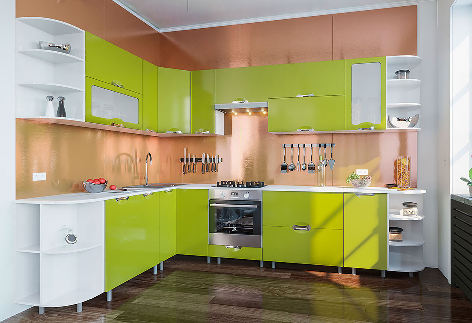 Фото 5 - Модульная кухня Адель Люкс Svit Mebliv